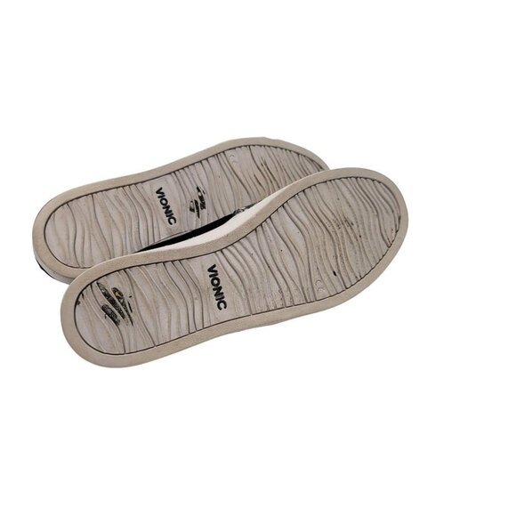 Vionic Loafers Slip On Casual Shoes Python Snake Print Size 7 Black Leather Twee - Picture 8 of 9